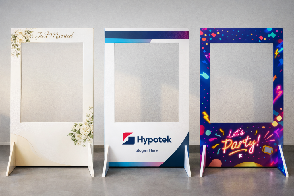 XXL-Fotorahmen für Fotobox selber bauen aus PVC, zerlegbar und transportabel