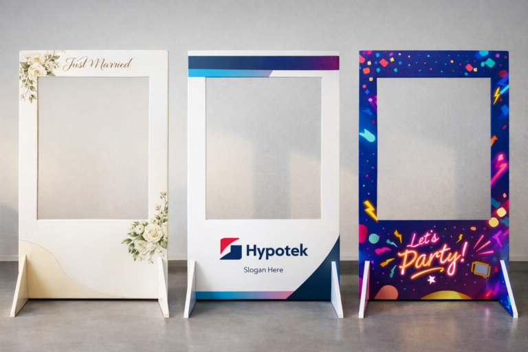 XXL-Fotorahmen für Fotobox selber bauen aus PVC, zerlegbar und transportabel